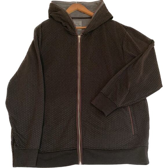 LOUIS CHAVLON Men’s Charcoal Grey Red Trim Full Zip Front Jacket Size 3XL - Picture 14 of 15